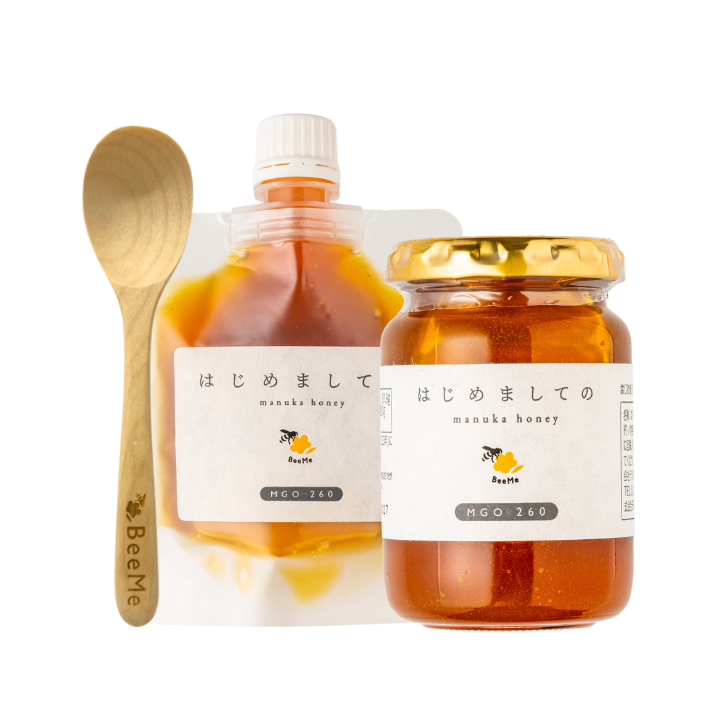 【4/1 18時まで10%OFF】はじめましてのmanukahoney 120g 200gセット（スプーン付き）