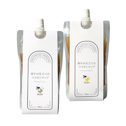 爽やか仕立てのマヌカシロップ 200ml ジンジャー/レモネード